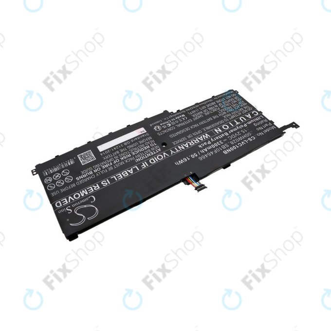 Batteria per Lenovo X1, 00HW028, Li-Pol, 3300mAh, 15.2V, HQ