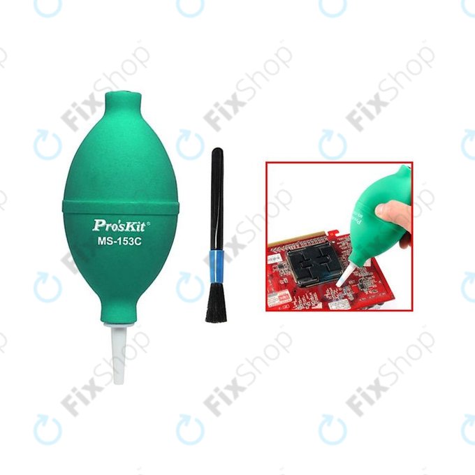 Soffiatore per la rimozione della polvere per l'applicazione di vetri e pellicole protettive, Pro'sKit MS-153C