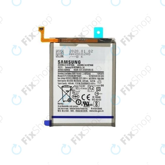 Batteria per Samsung Note 10 Lite N770F, EB-BN770ABY, GH82-22054A, 4500mAh, Genuine Service Pack