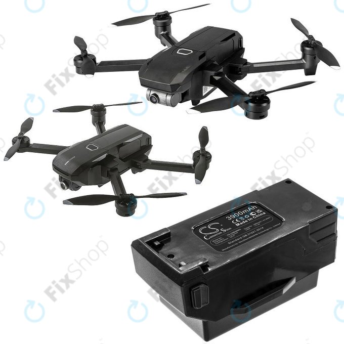Batteria per Yuneec Mantis G, Q, YUNB3S2800, Li-Pol, 3900mAh, 11.4V, HQ