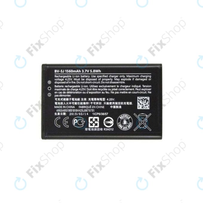Batteria per Microsoft Lumia 435, 532, BV-5J, 1560mAh