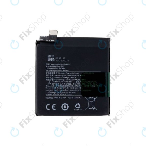 Batteria per OnePlus 7 Pro, BLP699, 4000mAh