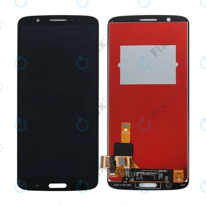 Schermo LCD per MotGoldla Moto G6 Plus XT1926-5, Black, Vetro touch senza cornice