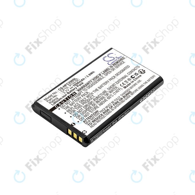 Batteria per Amplicomms Powertel M4000, Auro Comfort 1010, MM460BB, CP10, Li-Ion, 3.7V, 1050mAh, HQ