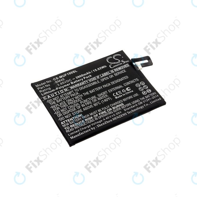 Batteria per Pocophone M1805e10a, Pocophone Poco F1, 3900mAh, Li-Pol, 3.85 V, BM4E, HQ