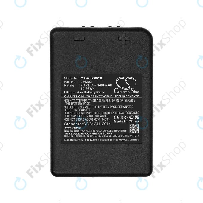 Batteria per Autec Funkfernsteuerung Air, Modular AJM, LPM02, Li-Ion, 1400mAh, 7.4V, HQ