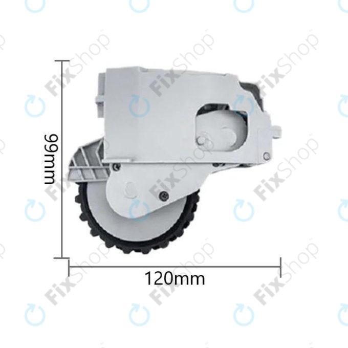 Ruota con motore (sinistra) per Xiaomi Dreame F9, Mi Robot Vacuum Mop (Mijia 1C), 2 Pro+ (Mijia 1T), White