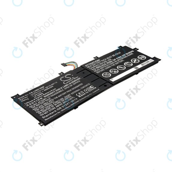 Batteria per Lenovo IdeaPad Miix 510, Miix520, Miix 5 Pro, 2ICP5/70/106, Li-Pol, 4850mAh, 7.68V, HQ