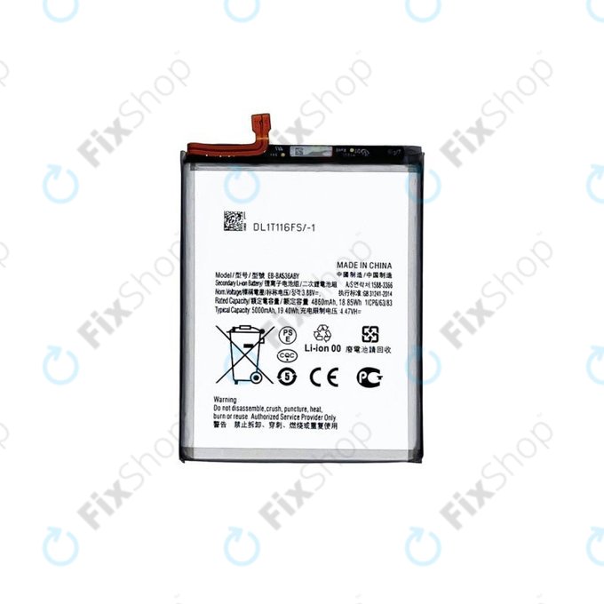 Batteria per Samsung A33 5G A336B, EB-BA536ABY, 5000mAh