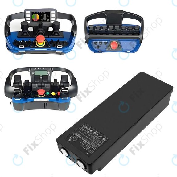 Batteria per Palfinger, Scanreco, RSC7220, Ni-MH, 3000mAh, 7.2V, HQ
