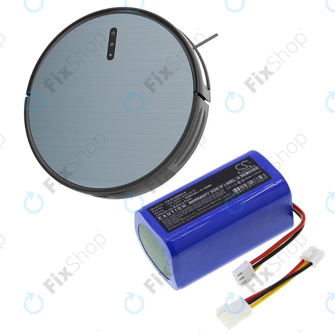 Batteria per Proscenic 800T, 820T, 830T, INR18650-M25-4S1P, Li-Ion, 2600mAh, 14.4V, HQ