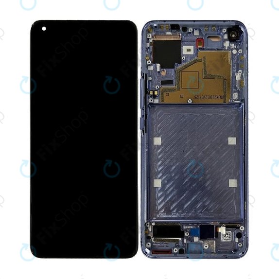Schermo OLED per Xiaomi Mi 11 M2011K2G, Violet, Vetro touch con cornice