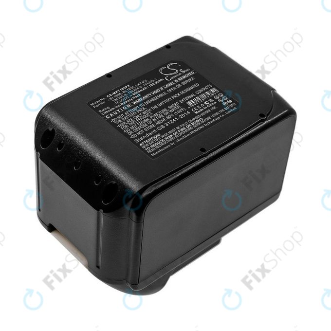 Batteria per Makita 18V, BL1830, BL1835, LXT400, 194205-3, 194204-5, 194309-1, Li-Ion, 6000mAh, 18.0V, HQ