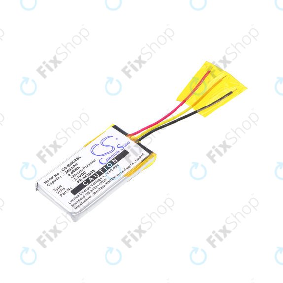 Batteria per Bose QC20, PR-452035, Li-Pol, 240mAh, 3.7V, HQ