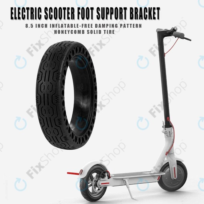 Pneumatico tubeless pieno resistente Tipo 2 per Xiaomi Mi Electric Scooter 1S, 2, M365, Essential, Pro, Pro 2, Black