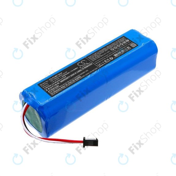 Batteria per Xiaomi Roidmi EVE Plus, Viomi, Lydsto, Proscenic, Tefal, NR18650 M26-4S2P, SUN-INTE-181, H18650CH-4S2P, Li-Ion, 5200mAh, 14.4V, HQ