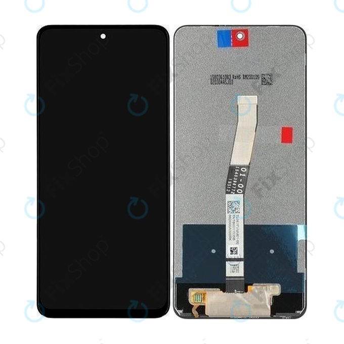 Schermo LCD per Xiaomi Redmi Note 9 Pro Max, Redmi Note 9S, Note 9 Pro, Vetro touch senza cornice
