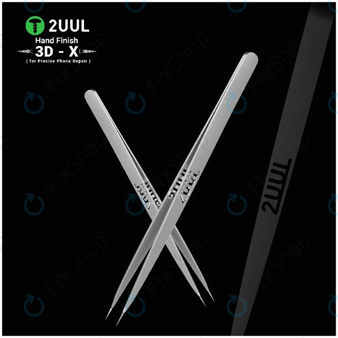 Pinzetta di precisione 3D-X rifinita a mano, 2UUL TW02