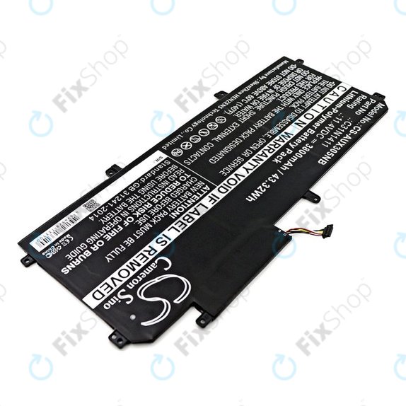 Batteria per Asus Zenbook UX305, C31N1411, Li-Pol, 3800mAh, 11.4V, HQ