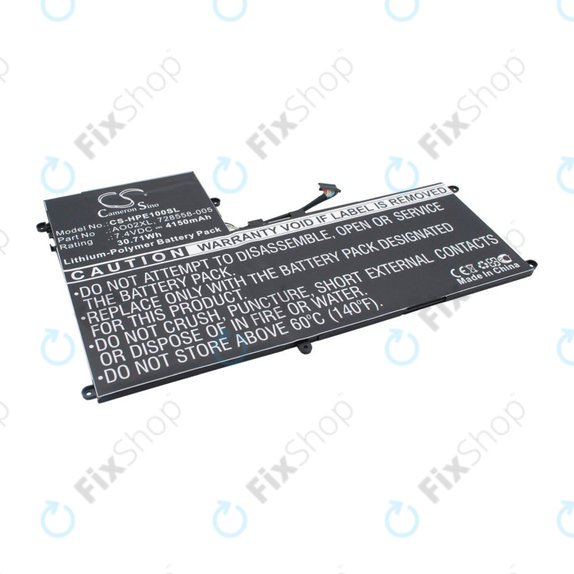 Batteria per HP ElitePad 1000, ElitePad 1000 G2, UltraBook Ao02xl Series, AO02XL, Li-Pol, 7.4V, 4150mAh, HQ