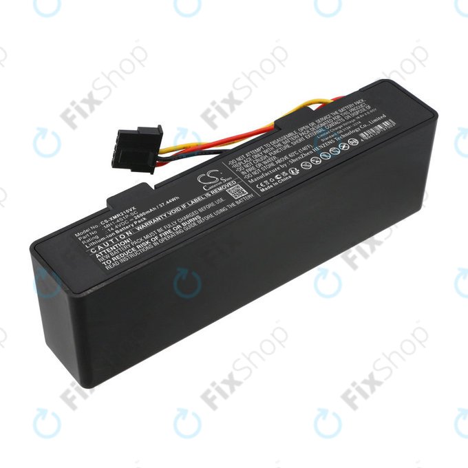 Batteria per Xiaomi Viomi V3, Mijia 2 Mi Robot Vacuum Mop P MH1-4S1P-SC, Li-Ion, 2600mAh, 14.4V, HQ