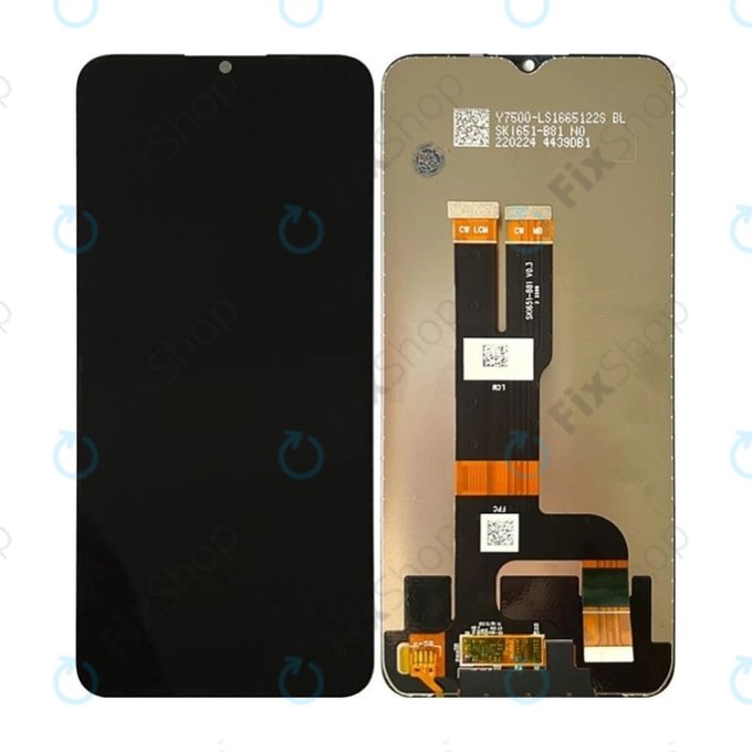 Schermo LCD per Realme C31, Vetro touch senza cornice