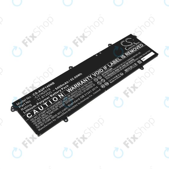 Batteria per Asus VivoBook Pro 14, 14X, 15 OLED, C31N2019, Li-Pol, 5400mAh, 11.61V, HQ