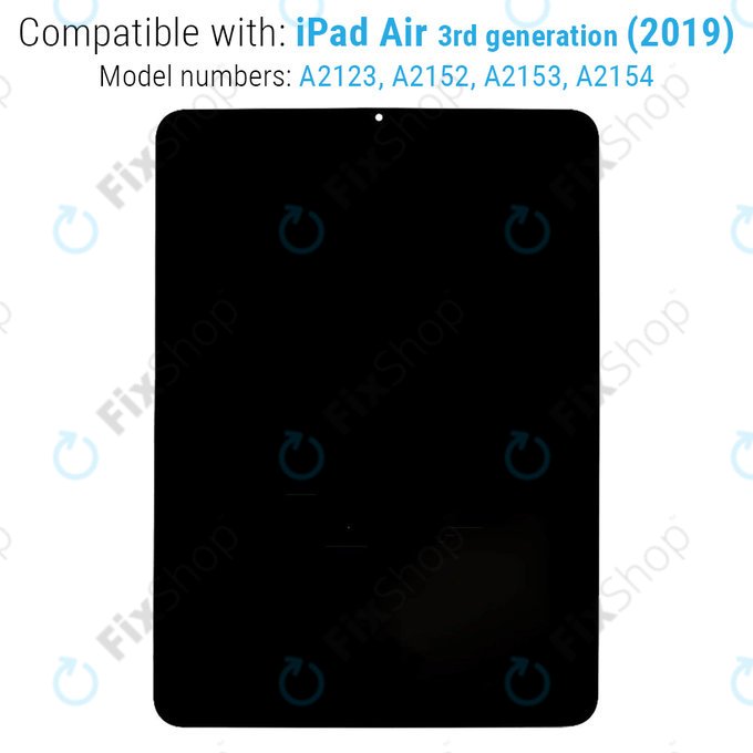 Schermo LCD per iPad Air (4th Gen 2020), Vetro touch senza cornice, Refurbished