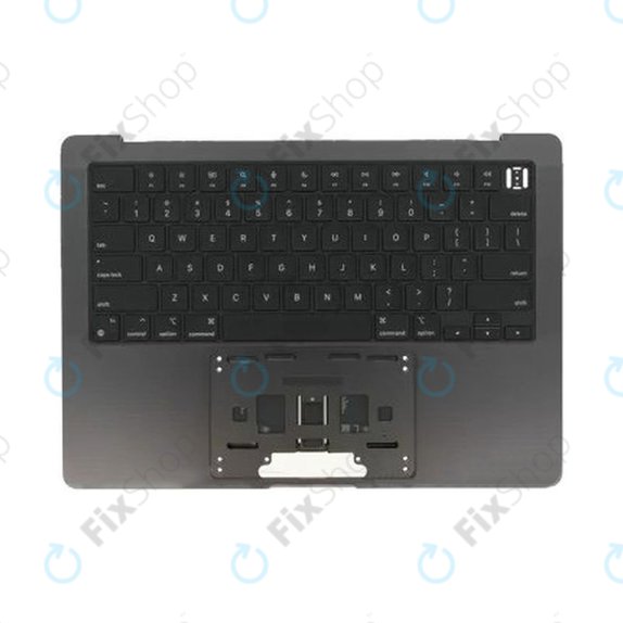 Top case con tastiera US e batteria per MacBook Pro 14", A3185 (2024), Space Black, 661-50210, Genuine Apple