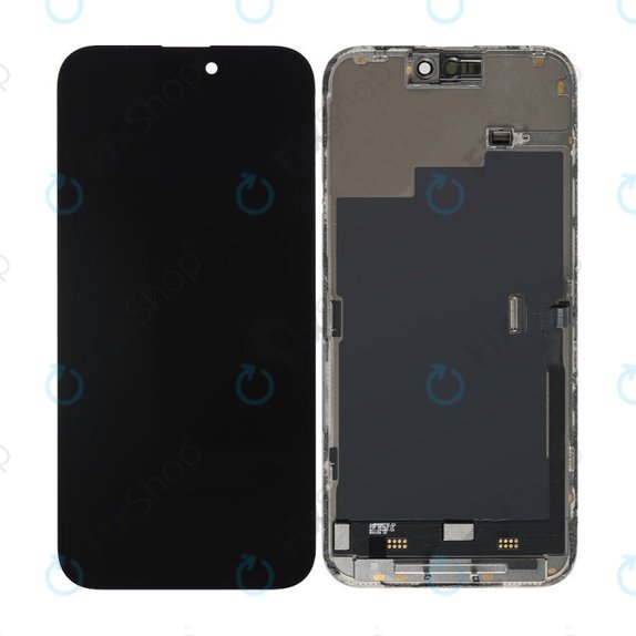 Schermo per iPhone 15 Pro Max, Vetro touch con cornice, Refurbished