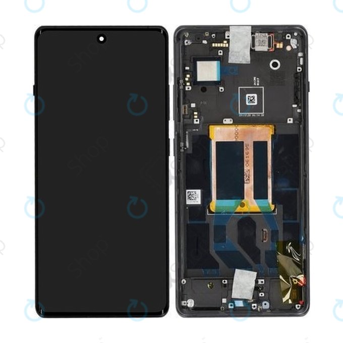 Schermo per OnePlus 12R, Iron Grey, Vetro touch con cornice, 621029000157, Genuine Service Pack