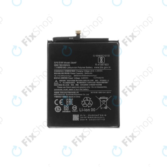 Batteria per Xiaomi Mi 9 Lite, Mi A3, BM4F, 4030mAh