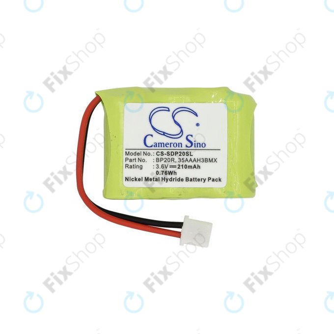 Batteria per Dogtra Receiver, Collar, BP20R, Ni-MH, 210mAh, 3.6V, HQ