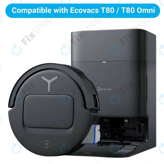 Set di ricambi per Ecovacs T80 Omni, T80 (2x spazzola principale, 4x filtro, 4x spazzola laterale)