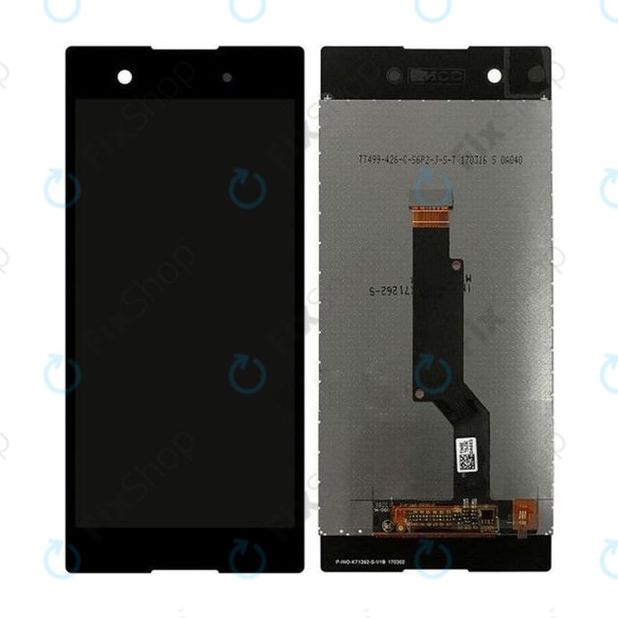 Schermo LCD per Sony Xperia XA1, Black, Vetro touch senza cornice