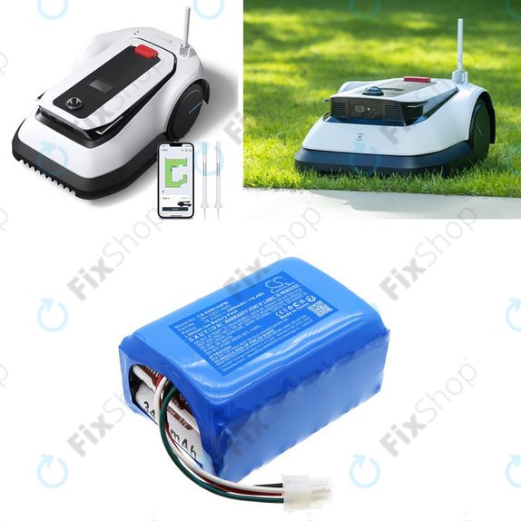 Batteria per Ecovacs BAIZE, G1-800, GX-600, GOAT G1, 201-2201-0903, Li-Ion, 6400mAh, 18.5V, HQ