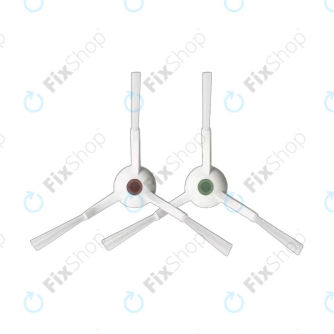 Set di ricambio per Ecovacs T20, T20 Max, T20 Pro (1x spazzola principale, 2x filtro, 2x spazzola laterale - White)