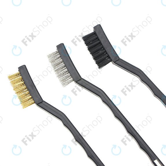 Kit di spazzole antistatiche ESD per la pulizia dei connettori 3pcs
