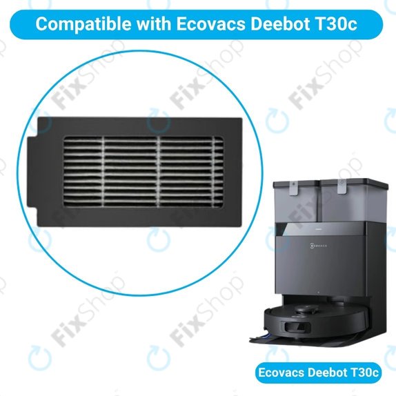 Filtro polvere per Ecovacs Deebot T30c, T30C Omni