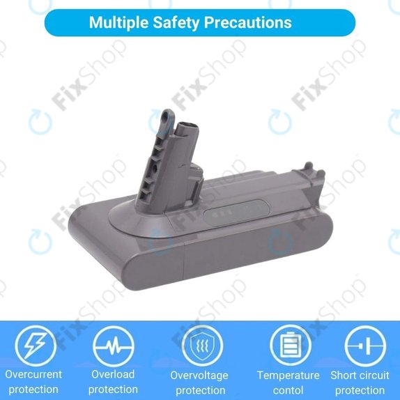 Batteria per Dyson V10, 969352-02, SV12, 206340, Li-Ion, 3000mAh, 25.2V