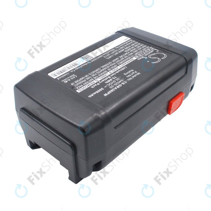Batteria per Gardena 380 Li, 8838, 04025-20, Li-Ion, 3000mAh, 25V, HQ