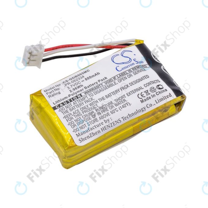 Batteria per GoPro Hero +, PR-062334, Li-Polymer, 800mAh, 3.7V, HQ