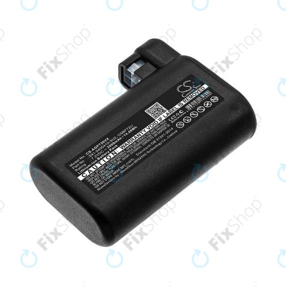 Batteria per AEG RX-seriess, Electrolux E, P-seriess, S91-0400410-SU2, OSBP72LI, OSBP72LI25, Li-Ion, 2000mAh, 7.2V, HQ