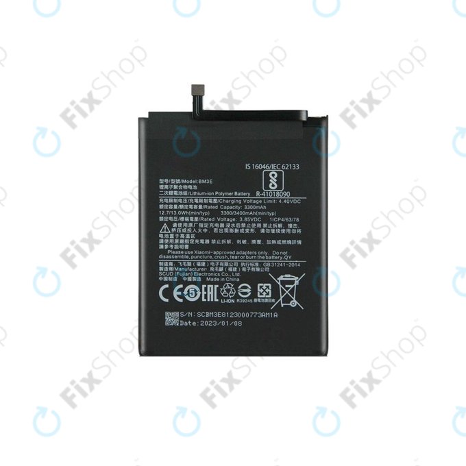 Batteria per Xiaomi Mi 8, BM3E, 3400mAh