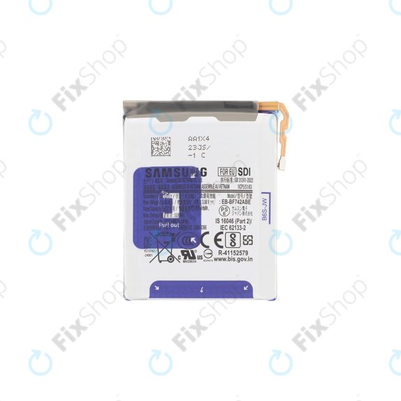 Batteria per Samsung Z Flip 6 F741B, inferiore, EB-BF742ABE, GH82-35024A, Genuine Service Pack
