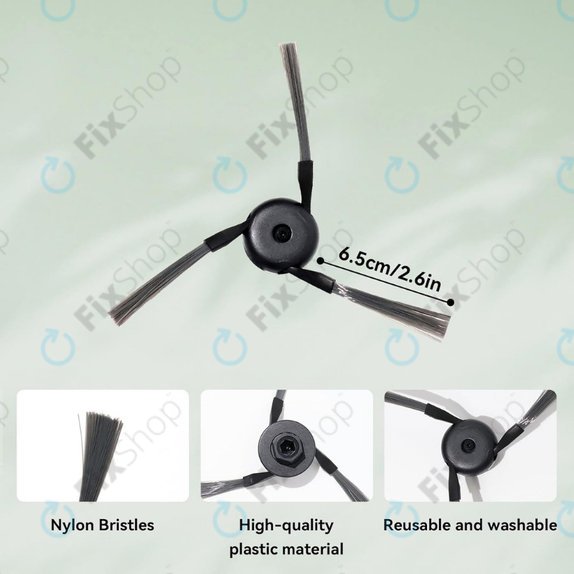 Spazzola laterale, 2 pz. per Xiaomi Dreame X50 Ultra, X40 Ultra, L40 Ultra, L40s Pro Ultra, Mova V50 Ultra, P60