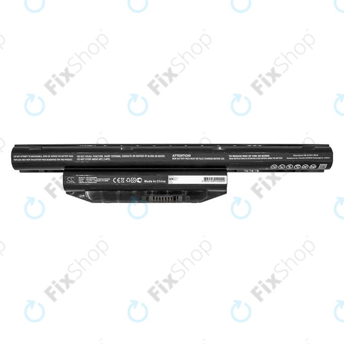 Batteria per Fujitsu Lifebook A544, A733, A743, E753, S904, BPS229, Li-Ion, 4400mAh, 10.8V, HQ