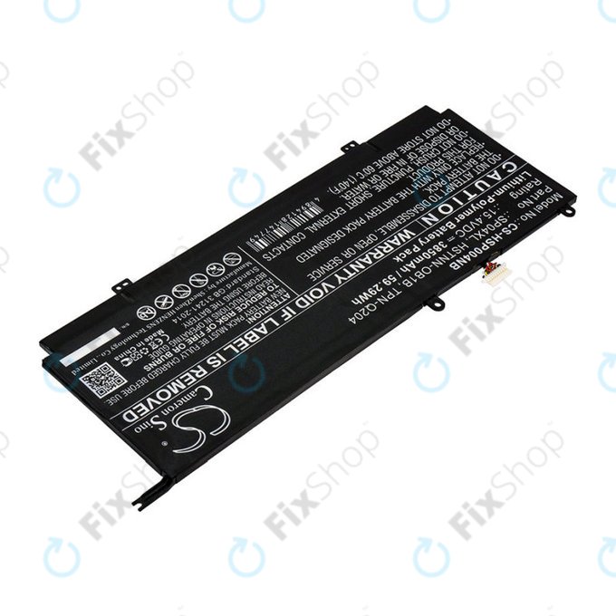 Batteria per HP Spectre X360 13, HSTNN-OB1B, Li-Pol, 3850mAh, 15.4V, HQ