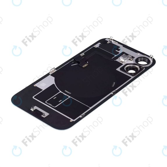 Vetro scocca posteriore per iPhone 16, Teal, con lente fotocamera, piastra metallica e magnete MagSafe