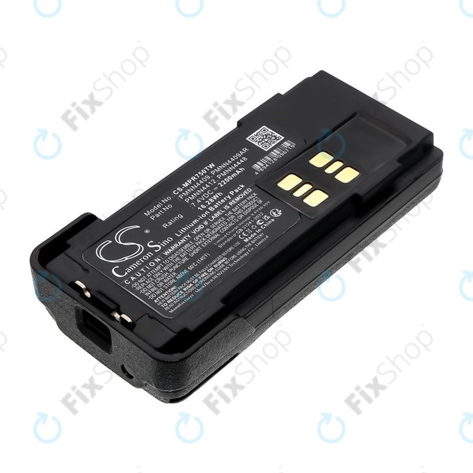 Batteria per Motorola Dp2600e, Dp4000, P8608, Xpr3000, Xpr7350, PMNN4409, Li-Ion, 2200mAh, 7.4V, HQ
